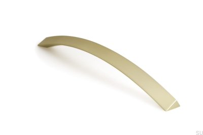 Smee 160 brushed gold oblong furniture handle