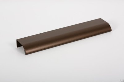 Ona 128 Aluminum Brown Edge Furniture Handle
