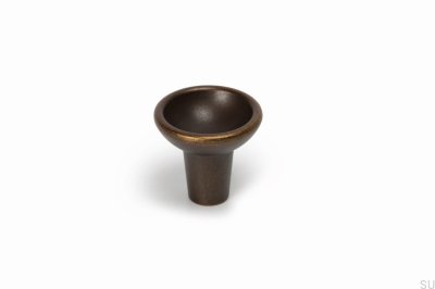 Furniture knob Raviolo Antique gold