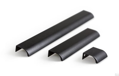 Ona 32 Edge Furniture Handle Aluminum Black Anodized