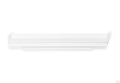 Hexxa 200 Recessed Furniture Handle. Aluminum, white