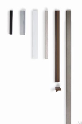 Angle 100 furniture handle. Aluminum black