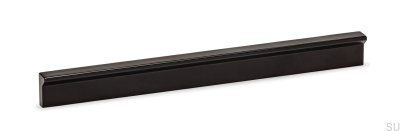 Angle 200 furniture handle. Aluminum black