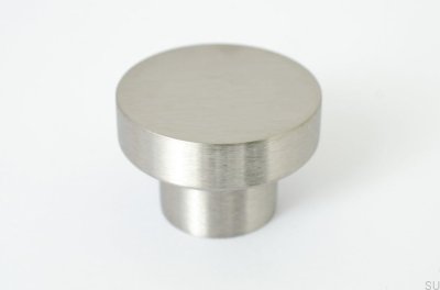 Furniture knob Dot 40 Brushed stainless steel