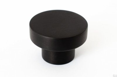 Furniture knob Dot 40 Aluminum black