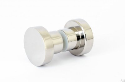 Door Knob Double Sided Dot 40 Polished Stainless Steel