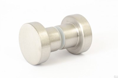 Door Knob Double Sided Dot 40 Brushed Stainless Steel