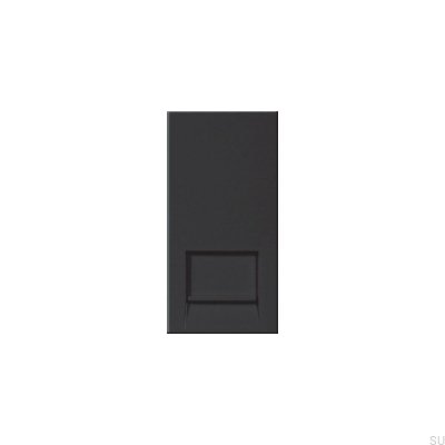 BT Master Socket Module for Euro Plate Black British Standard