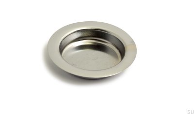 Recessed handle for sliding doors 200 Polished chrome (2 pieces)