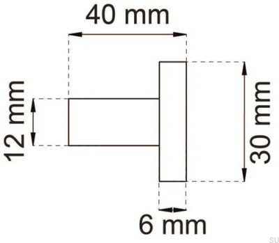 Wall hanger 1368 XL Polished gold