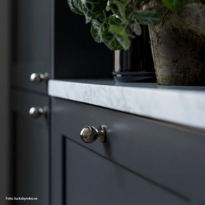 Solliden Furniture Knob Brass Nickel Plated