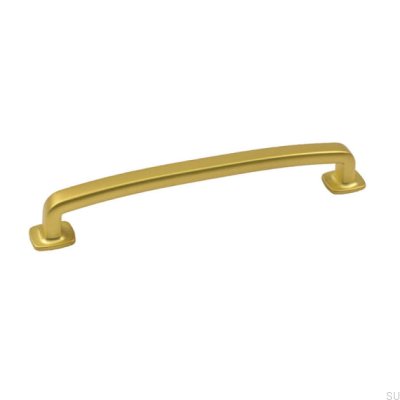 Retro 160 furniture handle, brushed gold