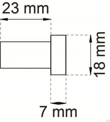 Wall hanger 1368 Silver Steel