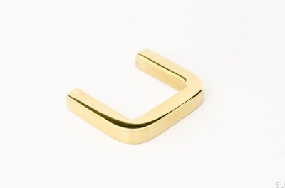 Furniture Knob Thread 38 Polished Brass Unpainted