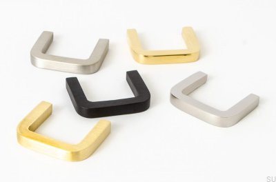 Furniture knob Thread 38 Aluminum black