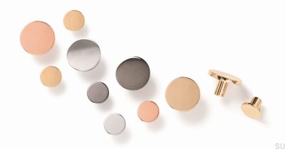 Como furniture knob Polished copper