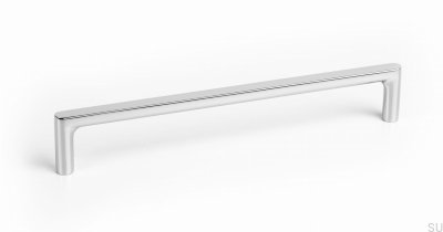 Pura 160 furniture handle Polished chrome