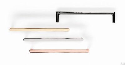 Pura 160 furniture handle Polished chrome