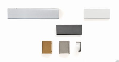 Edge furniture handle Way 64 Aluminum white