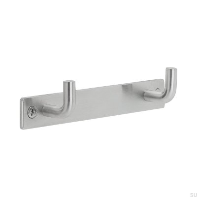 Wall hanger Strand 2 Polished steel