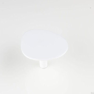 Furniture knob Ink White steel