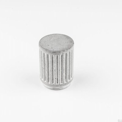 Furniture knob Audio Mono 28 Gray architectural concrete