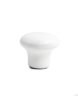 Furniture knob Marcus 25 Porcelain white (2 pieces)
