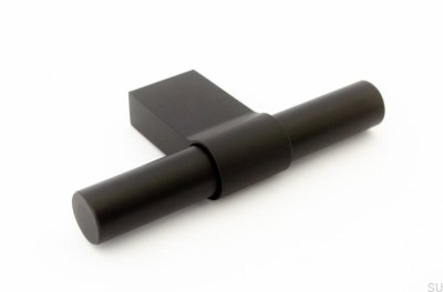 T-Bar Line Big 12 furniture knob Aluminum black
