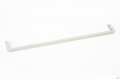 Elongated furniture handle Thread 320 Steel Polished