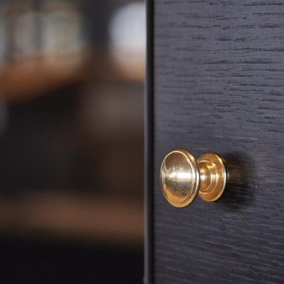 Furniture Knob 24466 25 Brass Unpainted