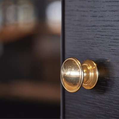 Furniture Knob 24466 35 Brass Unpainted