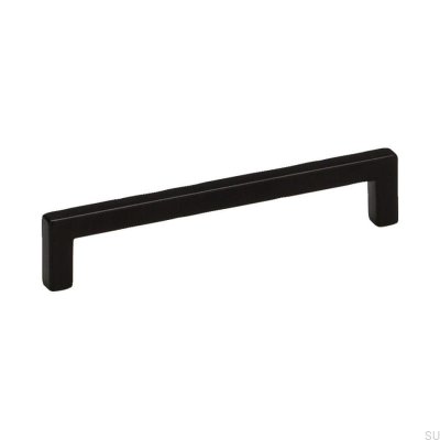 Elongated furniture handle 0143 128 Care Metal black