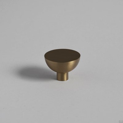 Furniture knob Luna M Brass Brushed