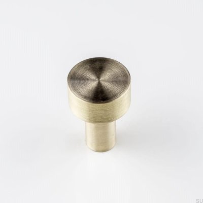 Furniture knob Luciola 20 Brass, Brushed, Unpainted