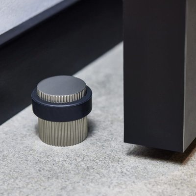 Footer Helix Stripe Silver floor door stopper