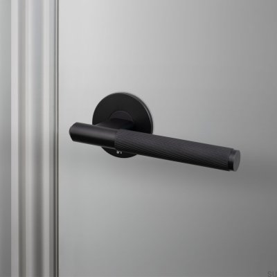 Linear Fixed 57 Steel Welder’s Black Fixed Door Handle