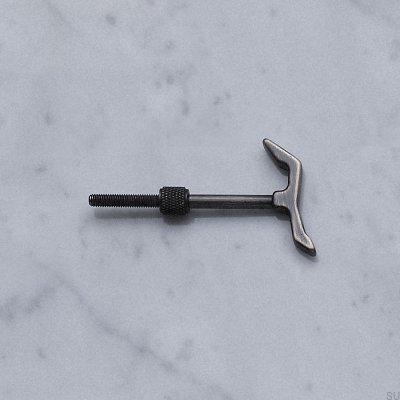 Cross 45 Brass Burnt Bronze Wall Hanger