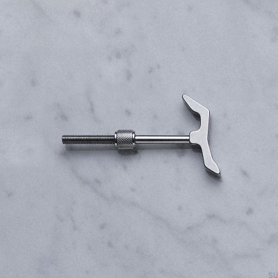 Cross 45 Steel Silver Wall Hanger