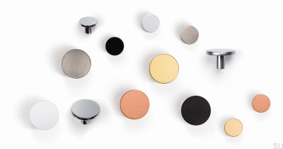 Furniture knob Como Matt Chrome