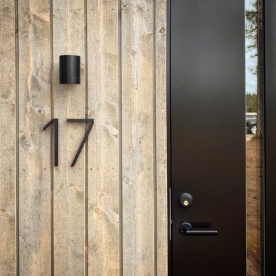 House number large number 3 Aluminum