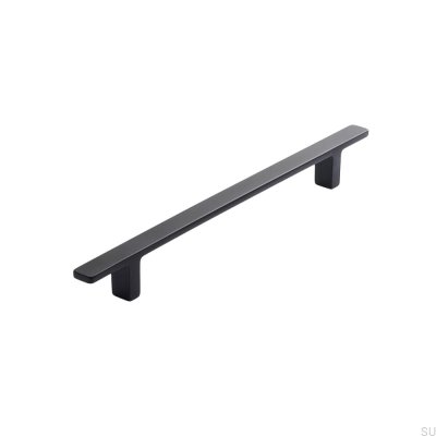 Long furniture handle Transit 160 Metal Black Mat