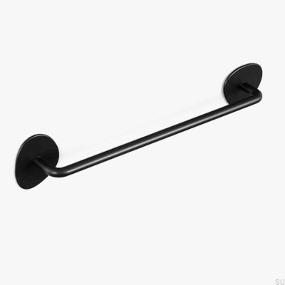 Ink 238 black steel longitudinal furniture handle