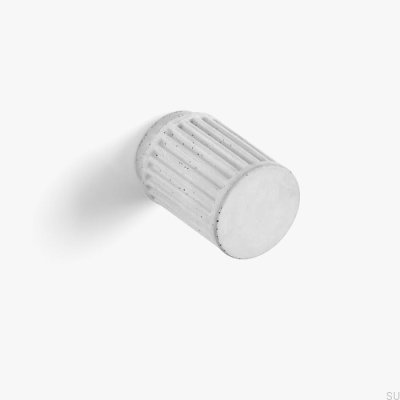 Furniture knob Audio Mono 28 Gray architectural concrete