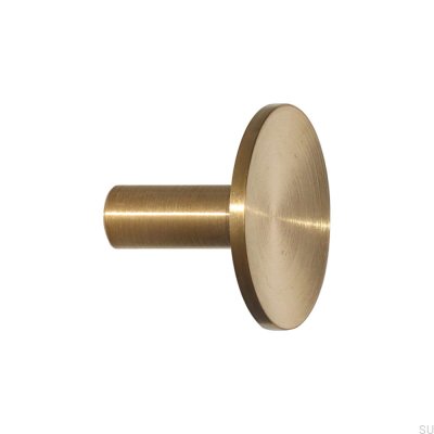 Sture 28 Furniture Hanger Brushed Brass Unpainted