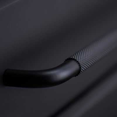 Helix 608 oblong furniture handle, aluminum, matt black