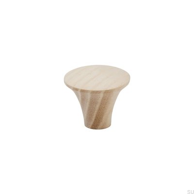 Furniture knob Rut Ash Wooden Unvarnished