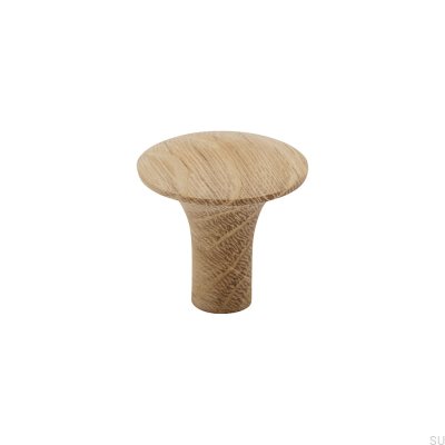 Furniture knob Olle Oak Wooden Unvarnished