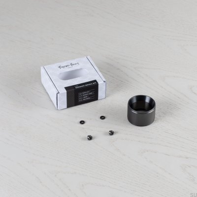 Exhaust Detail Linear Steel Gun Metal Lamp Decoration Kit