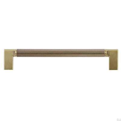 Oblong furniture handle 2457 160 Antique Gold