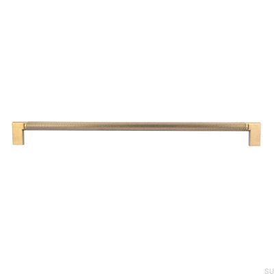 Oblong furniture handle 2457 320 Antique Gold